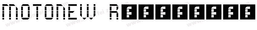 MOTONEW Regular字体转换